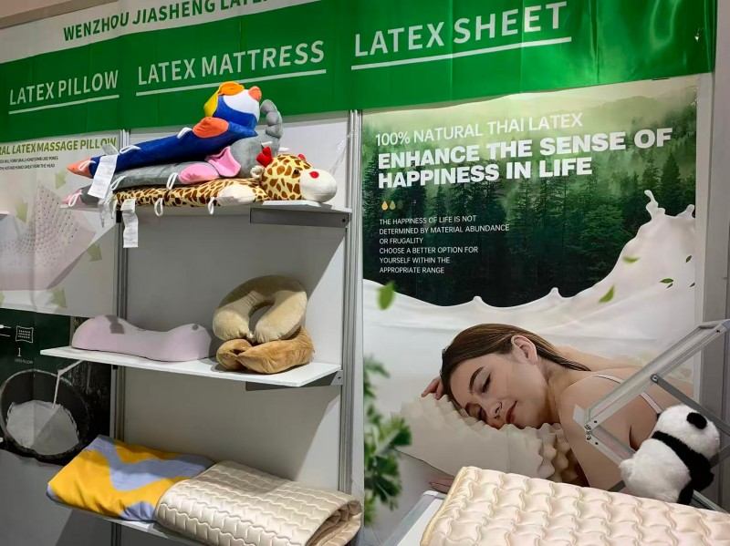 Wenzhou Jiasheng Latex Products Co., Ltd. participou na Sleep Expo Middle East 2025