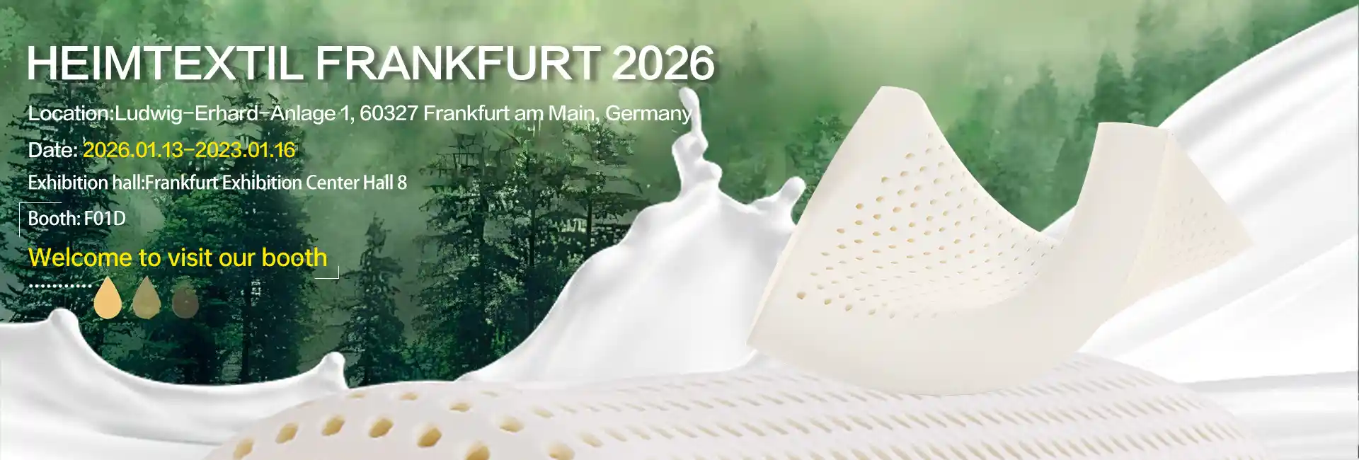 Preparado para a Feira Internacional do Téxtil Fogar e Comercial 2026? Visita Jiasheng Latex en F01D